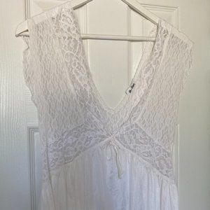 Vintage Lace White Nightgown